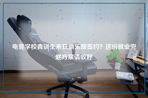 电竞学校青训生未获俱乐部签约？这份就业兜底方案请收好